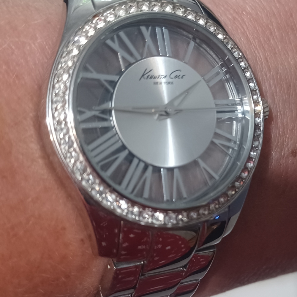 Kenneth Cole Shimmering Silver Timepiece